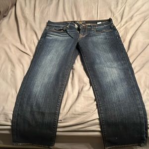 Lucky Brand size 8/29 sweet crop jeans.